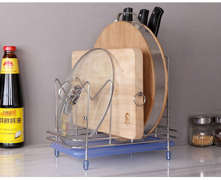304不锈钢菜板架砧板架子厨房置物架案板架菜墩收纳架锅盖架家用
