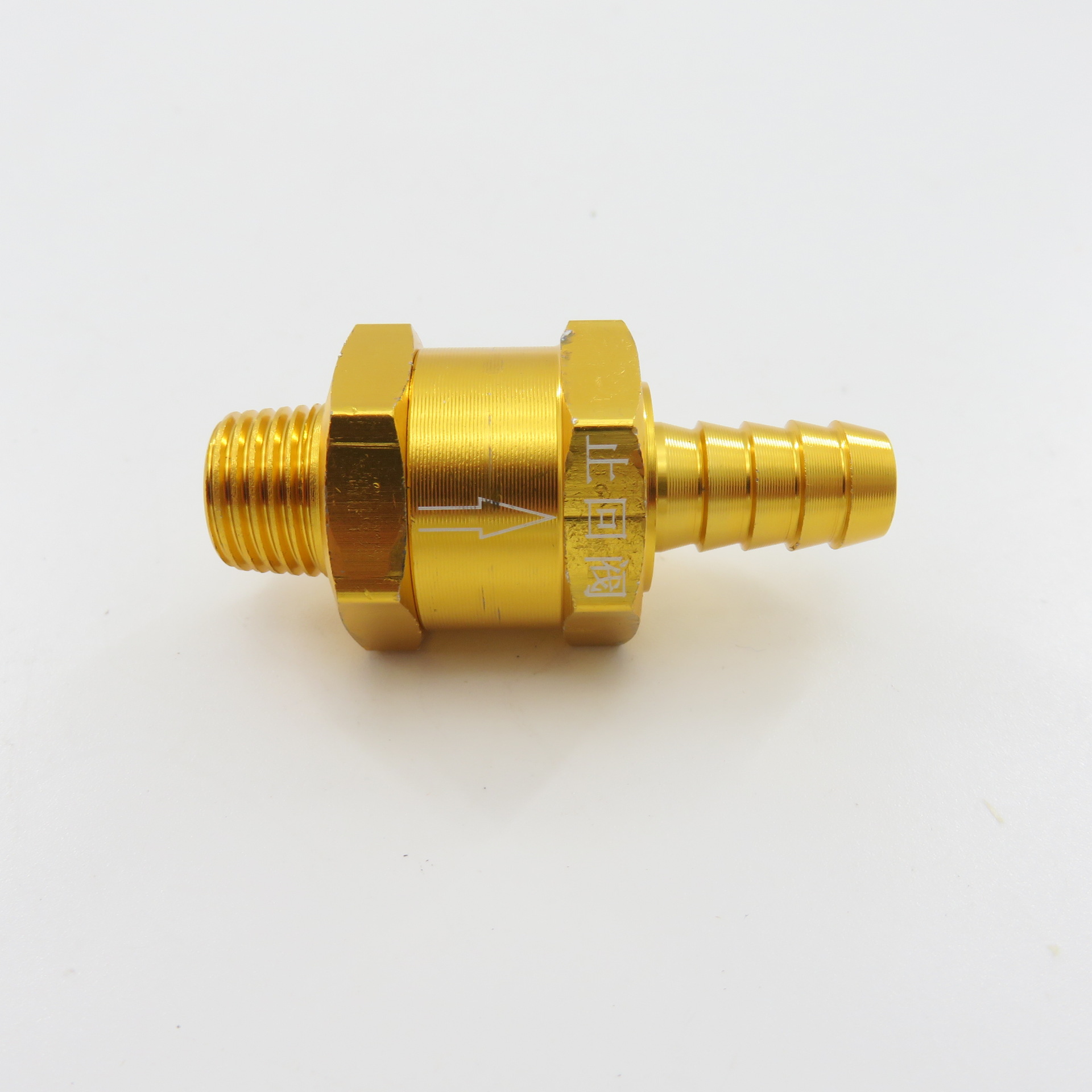 汽车轮机手捏油泵接头止回阀 单向阀 油箱油管配件 抽油泵接头