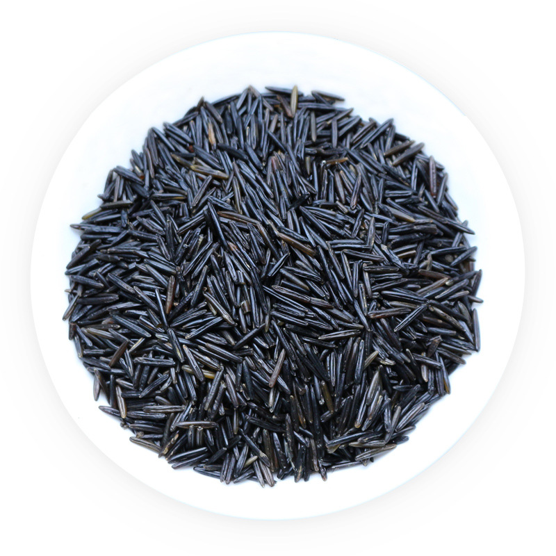 3号冰湖野米黑菰米苏比利尔加拿大黑米菰米454克松针米农家自产