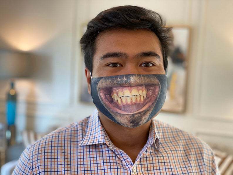 动漫口罩防尘搞笑装饰周边新款创意个性屌丝搞怪保暖批发表情口罩