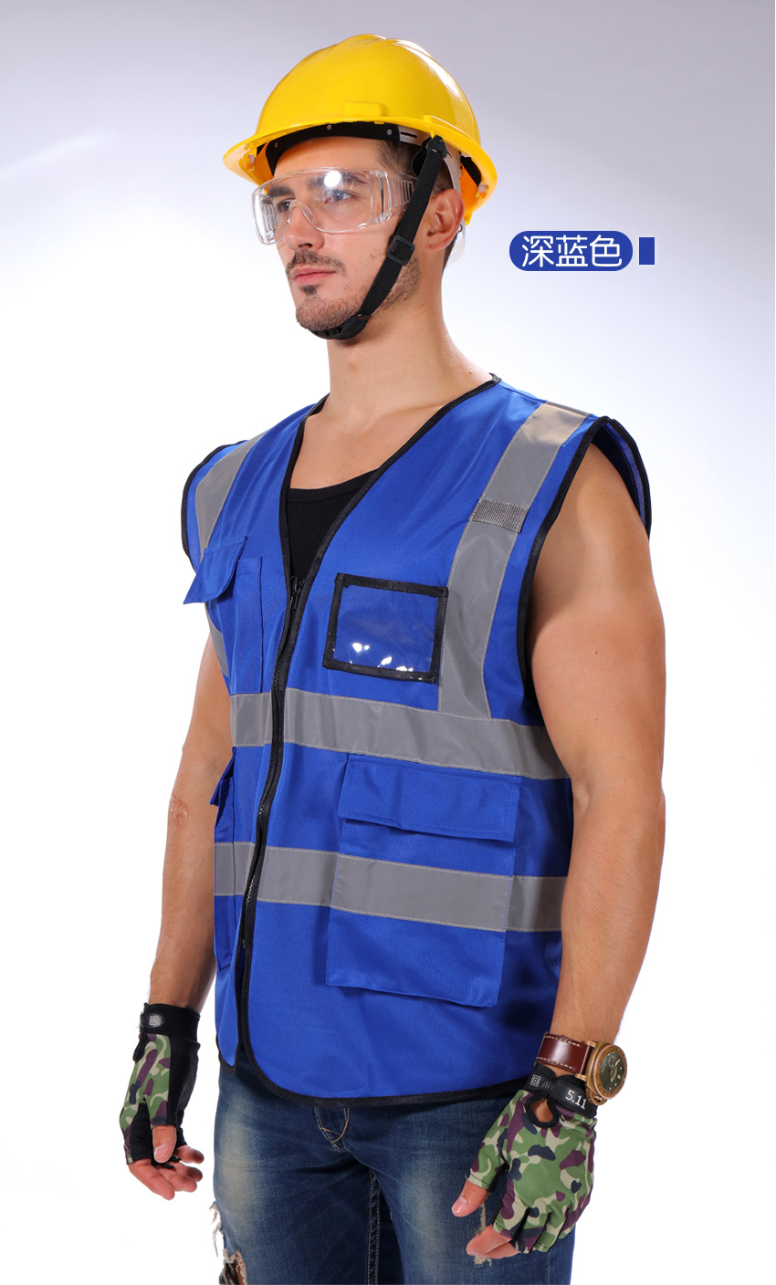 银光高亮反光背心路政反光马甲工程安全背心反光衣厂家直销定制