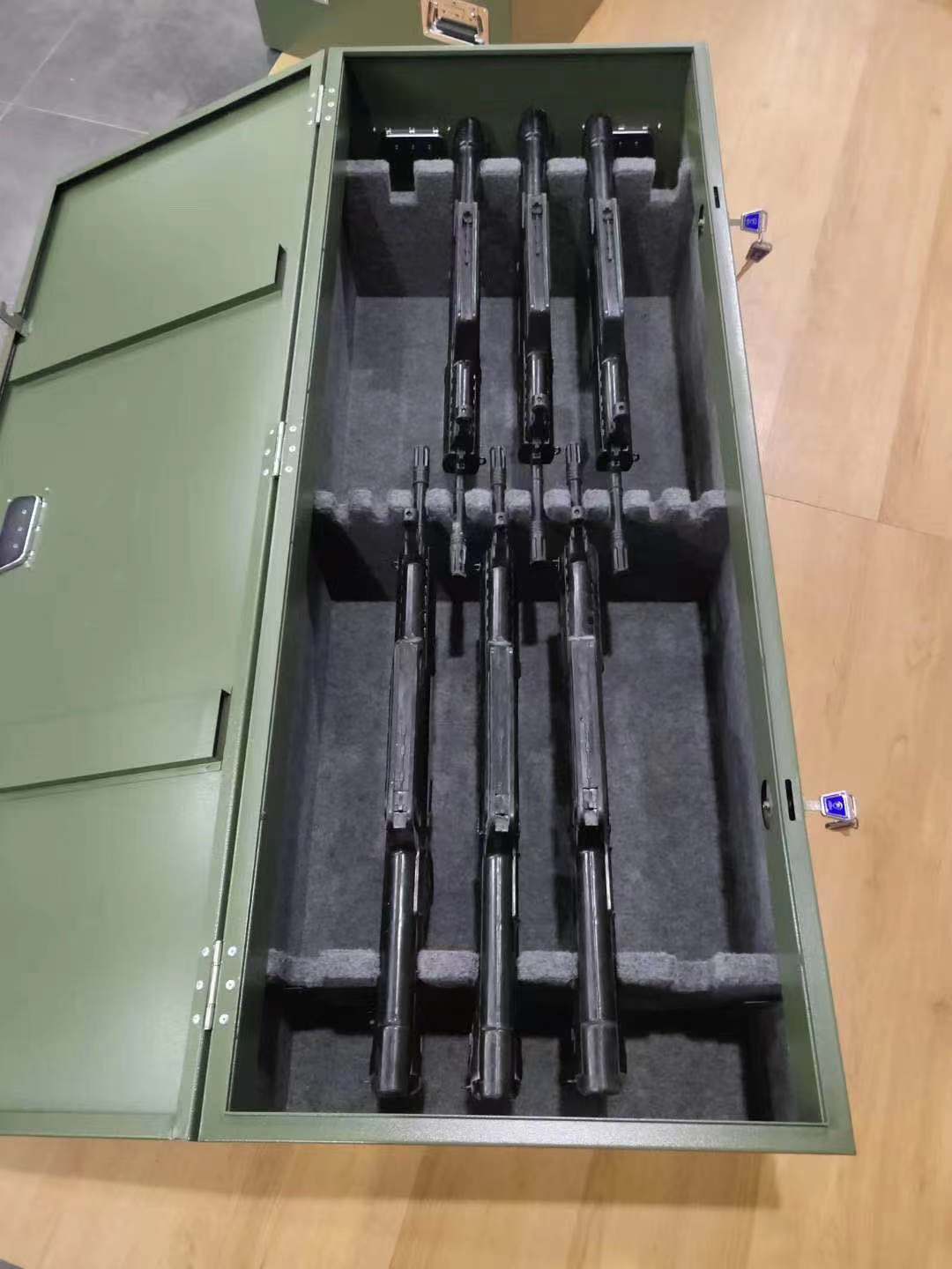 枪柜弹药柜部队武器柜加厚95长枪柜9264短步枪柜智能联网电子厂家