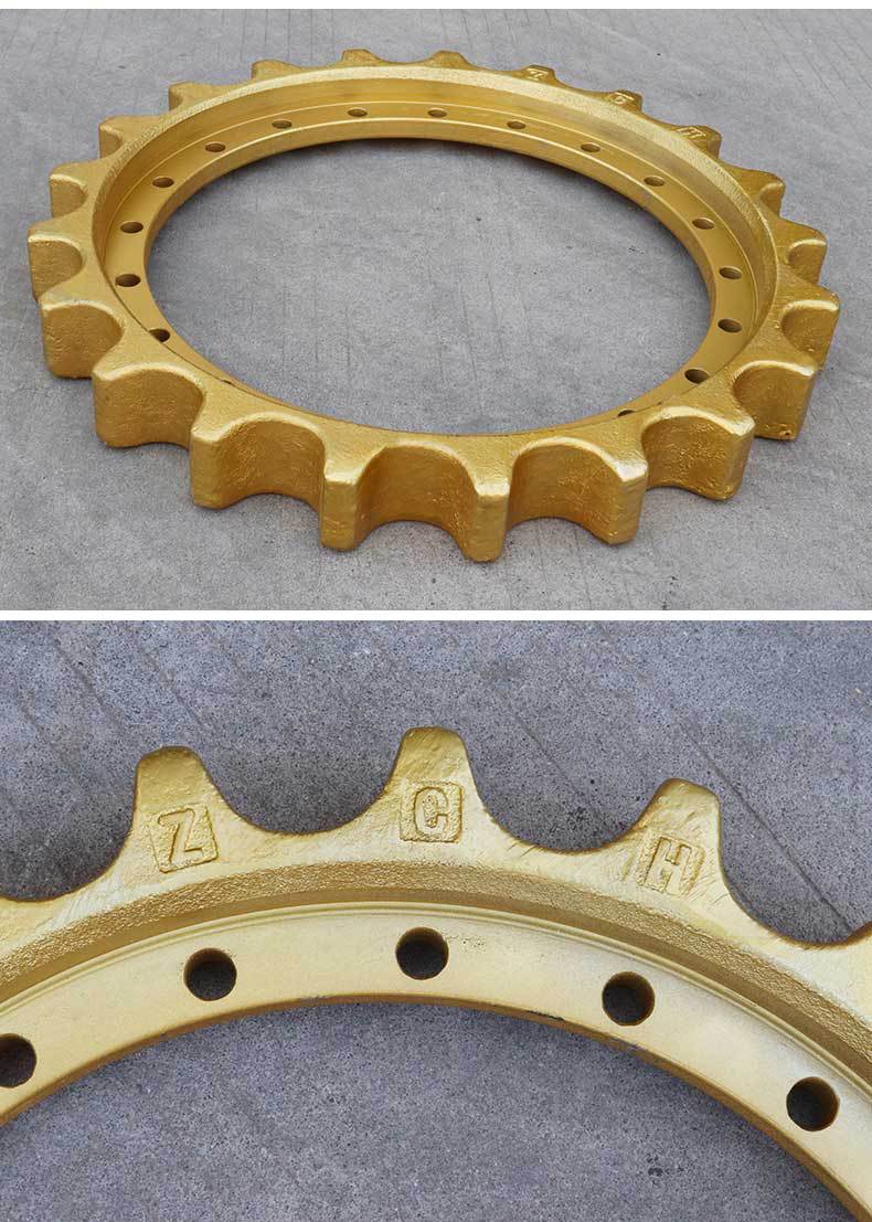 zch挖掘机矿山型齿圈小松200/210小松220/240底盘配件驱动轮牙齿