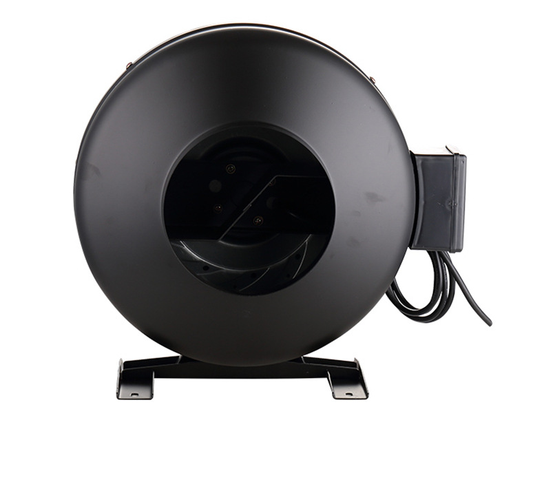 圆形管道同轴风机厨房抽风机低噪音空气净化排风机通风送风机