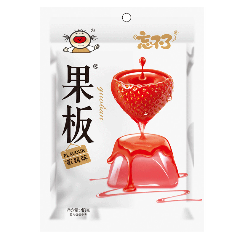 乐逍遥忘不了果板果冻 48g儿童零食 低卡零脂肪冷冻布丁果冻厂家