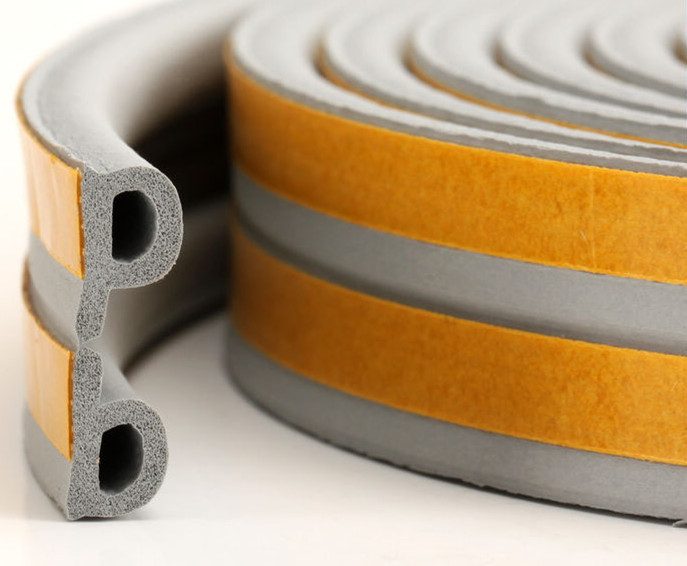 批发dpie型自粘密封条 三元乙丙门窗隔音防撞胶条 epdm橡胶发泡条