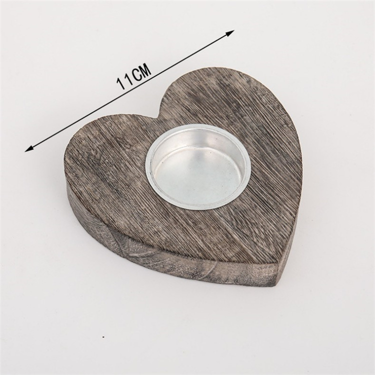 木制蜡烛台家居装饰木质工艺品创意蜡烛底座摆件烛台