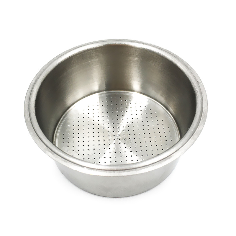 Machine Double Cup 2 Cup Strainer Porous Non-Pressure American Stainless Steel Single Layer Powder Tank Powder Bowl