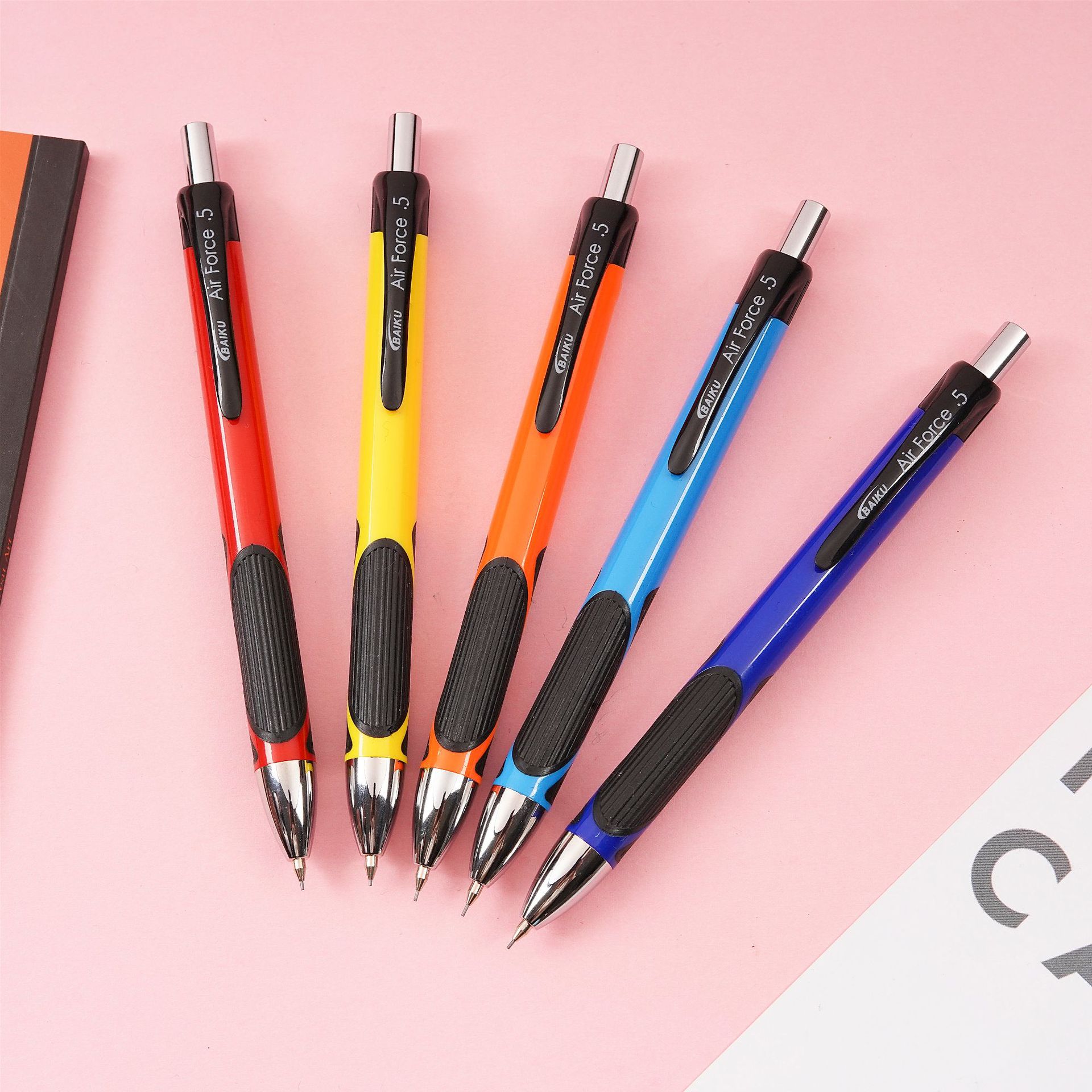 百酷新款bk1905高级自动铅笔活动铅笔0507mmlogo可定制