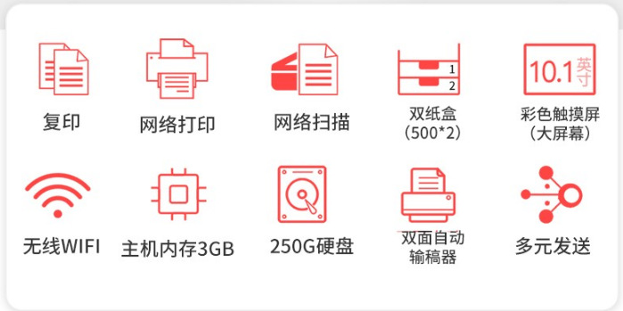 佳能全新ir c3020/c3025复印机无线彩色激光打印复印扫描带输稿器