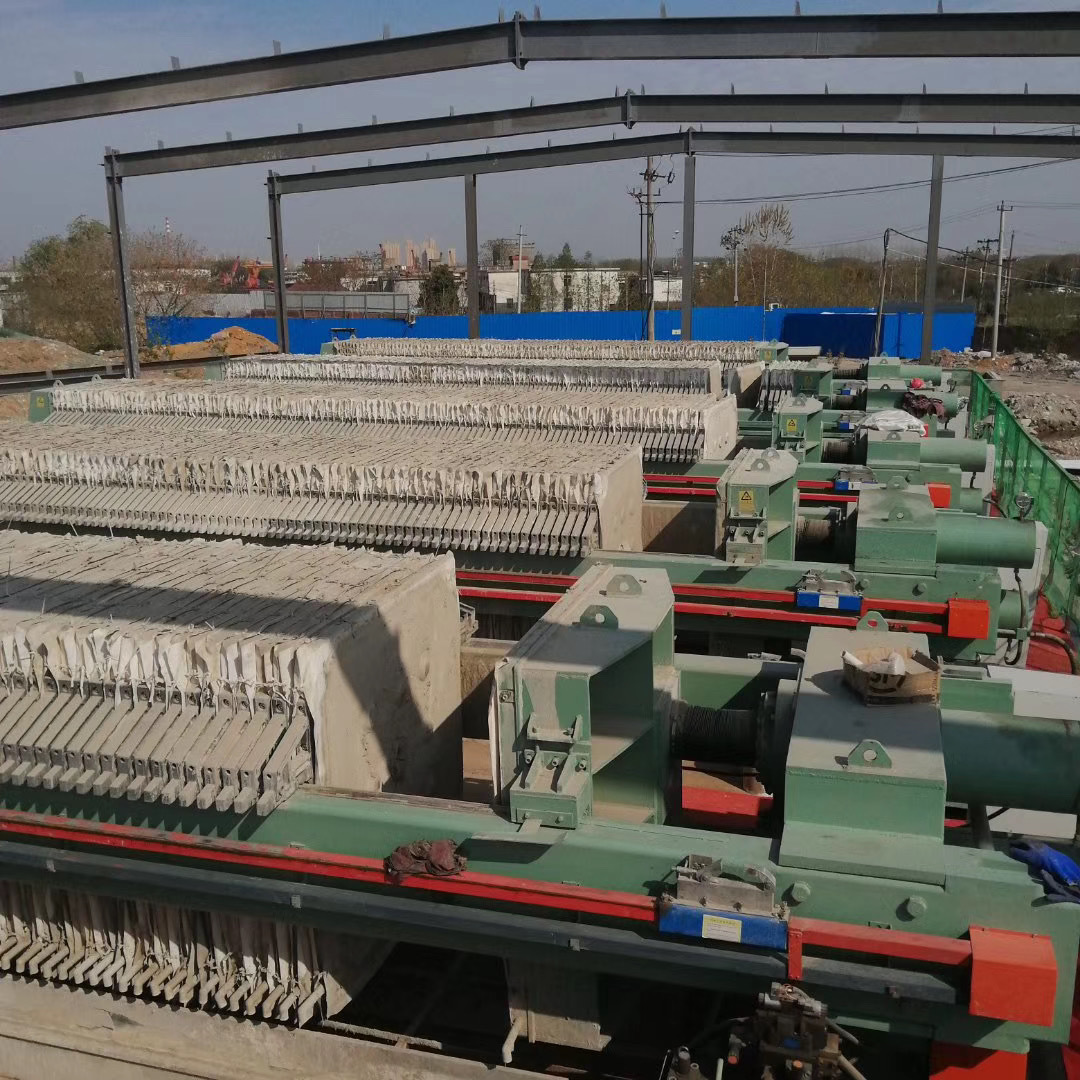 二手压滤机 自动拉板压滤设备 xaz40平自动压滤机 二手隔膜压滤机