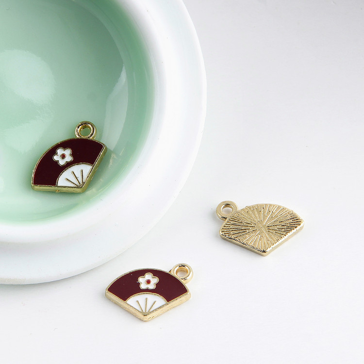 diy日式耳环材料日本和风头饰配件猫咪幽灵手工饰品手链头饰挂件