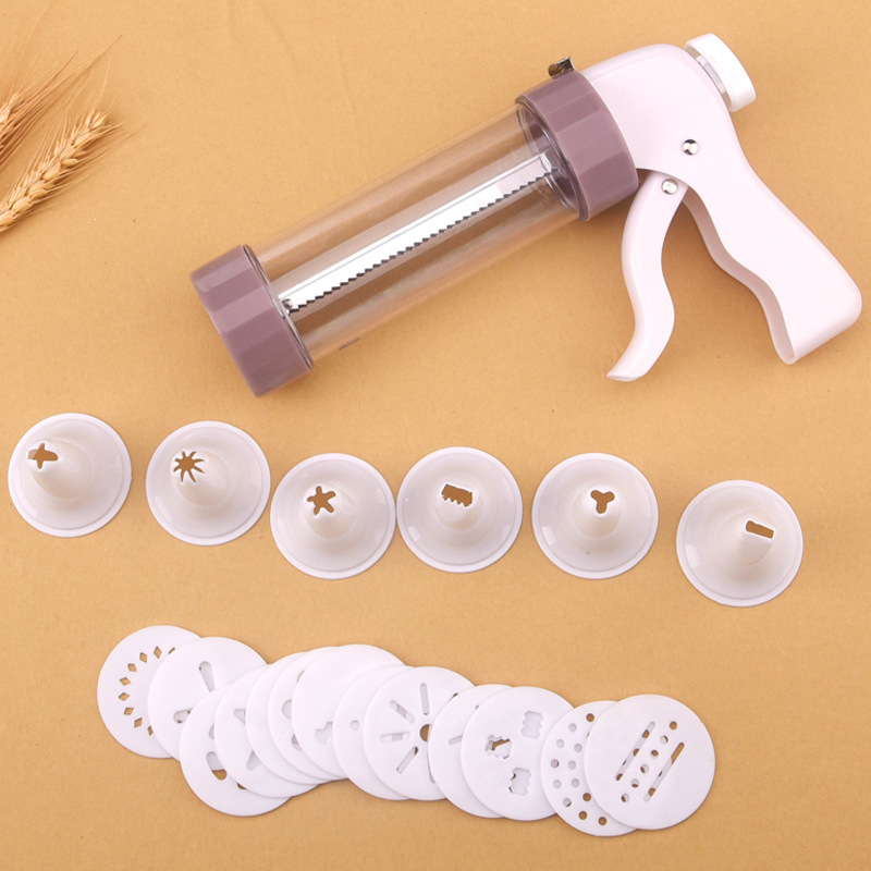 烘焙用具裱花套装奶油枪裱花枪裱花嘴曲奇饼干裱花枪蛋糕枪挤花器