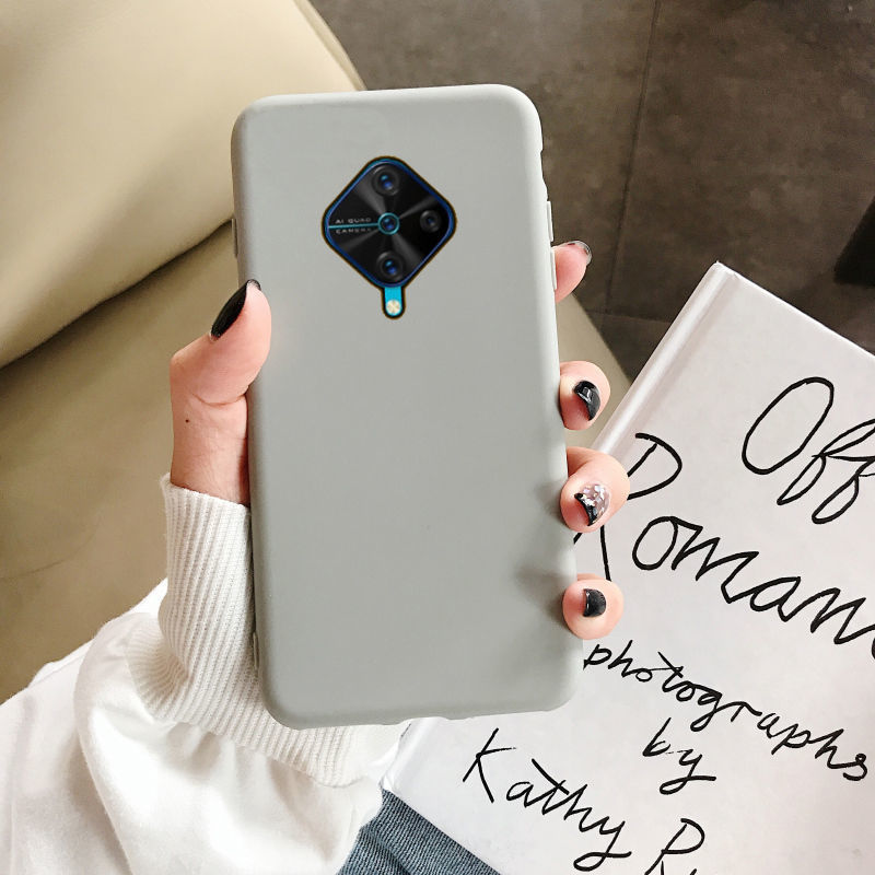 vivoy9s手机壳男女防摔y9s手机套潮硅胶ins磨砂纯色软viv0y9s外壳