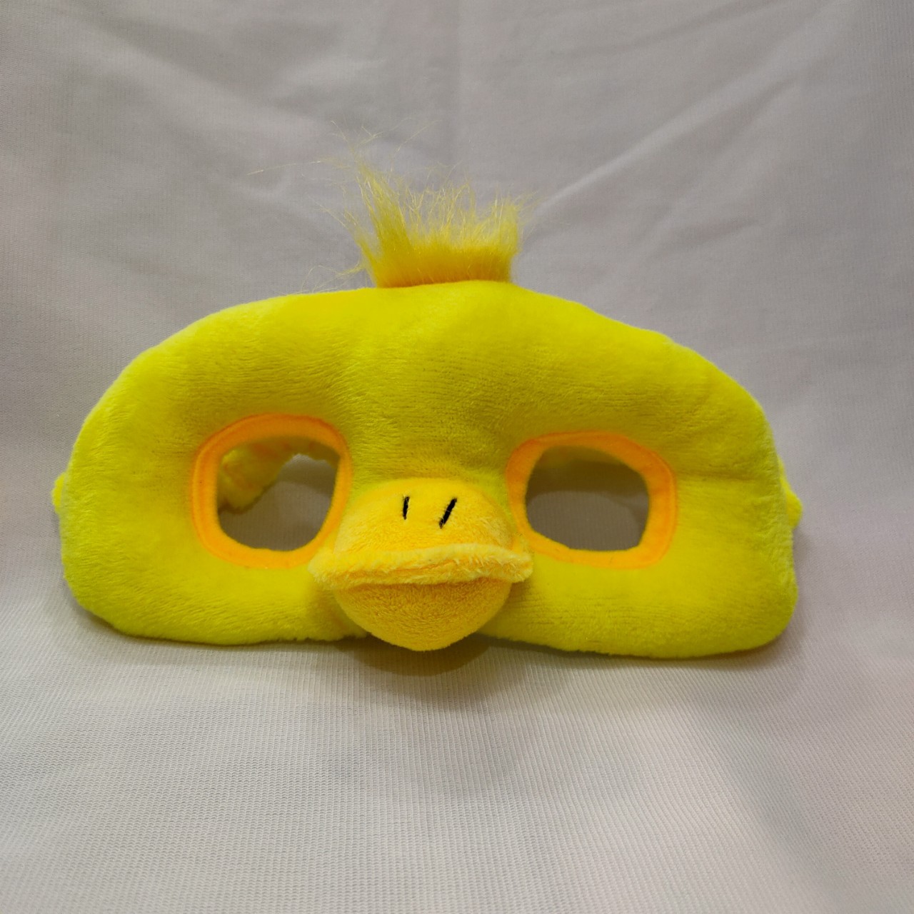 卡通动物毛绒面具可爱小黄鸭面具 厂家直销爆款节日活动礼品 道具