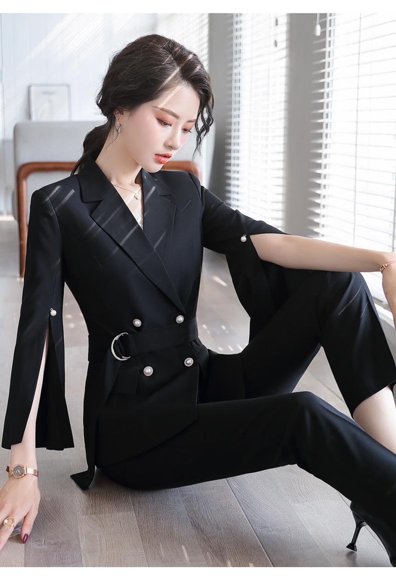 职业套装女气质女神范时尚正装套装ol西服套裙工作服名媛小香风