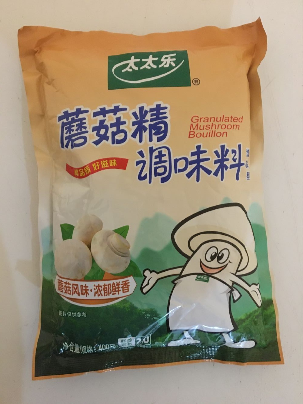 太太乐蘑菇精调味料400g*20包/箱