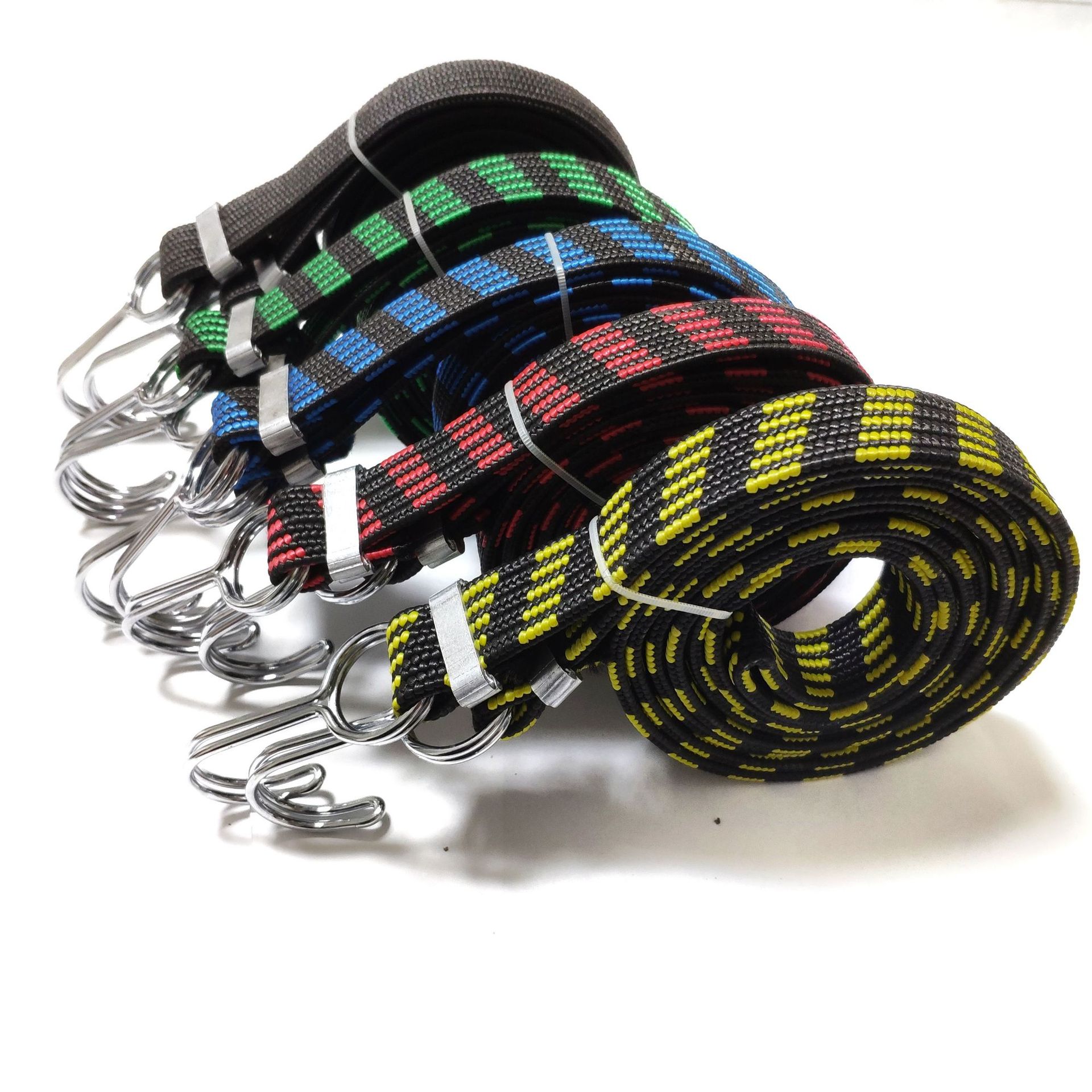 2cm宽高档加厚自行车电动车行李绑带摩托车捆绑绳 高弹力捆绑绳