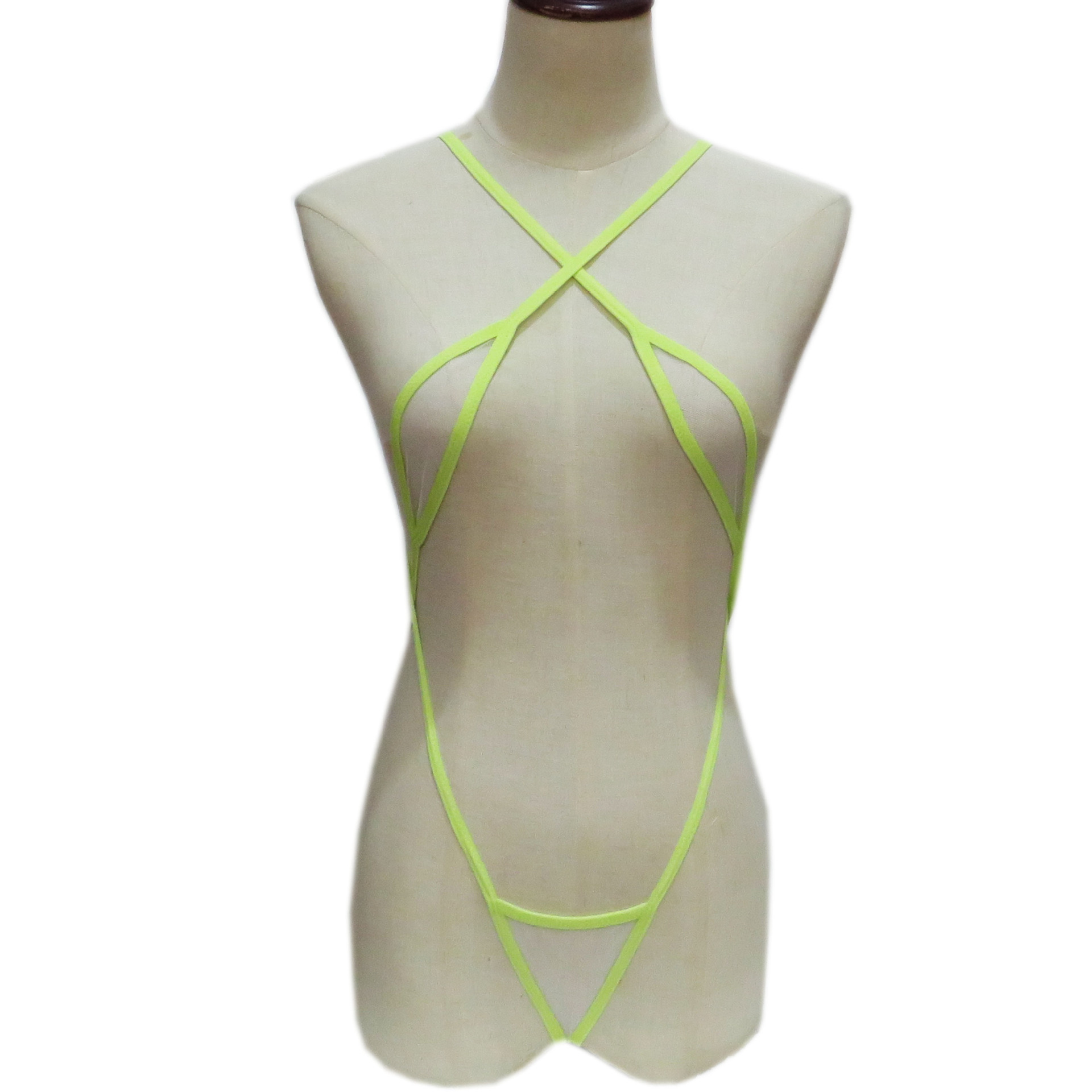 情趣内衣迷你泳衣泳装女士性感透视ebay连体三点式比基尼套装393