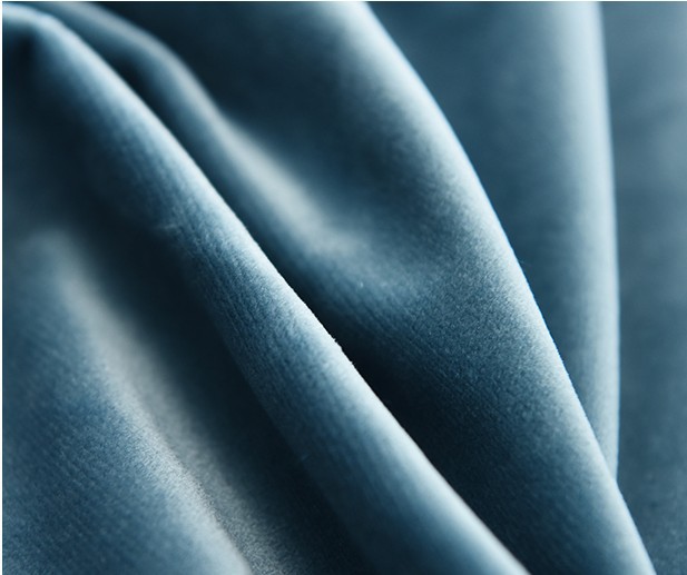 高档天鹅绒德国棉绒布窗帘布料定制批发 现代简约轻奢风 上门安装