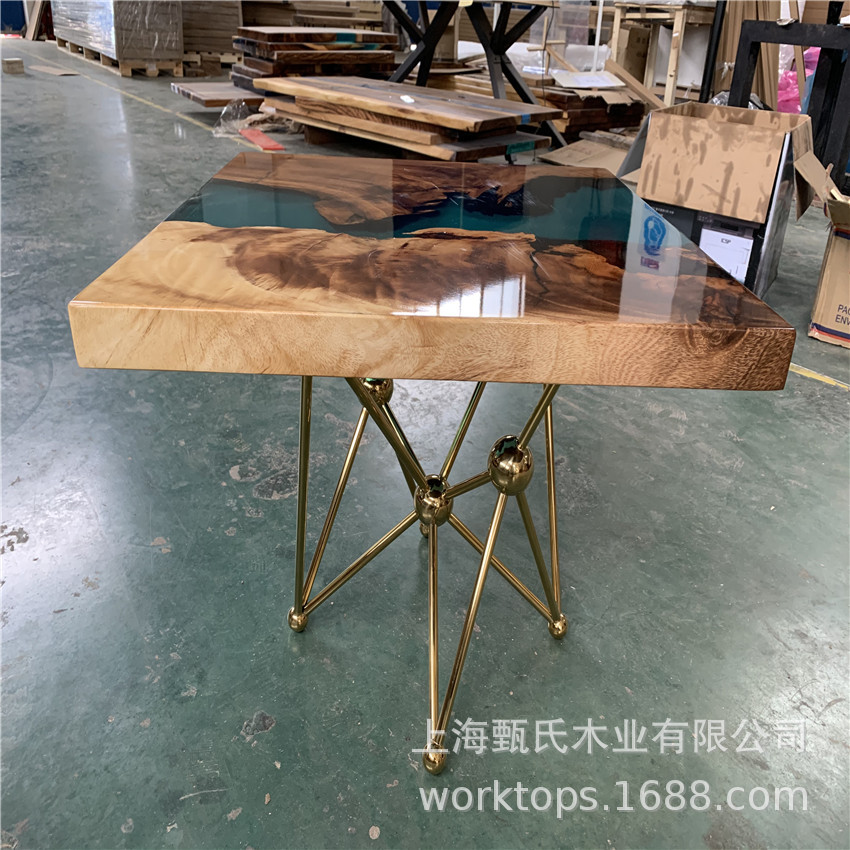 定制环氧树脂卓树脂大板办公桌大板餐桌泡茶卓