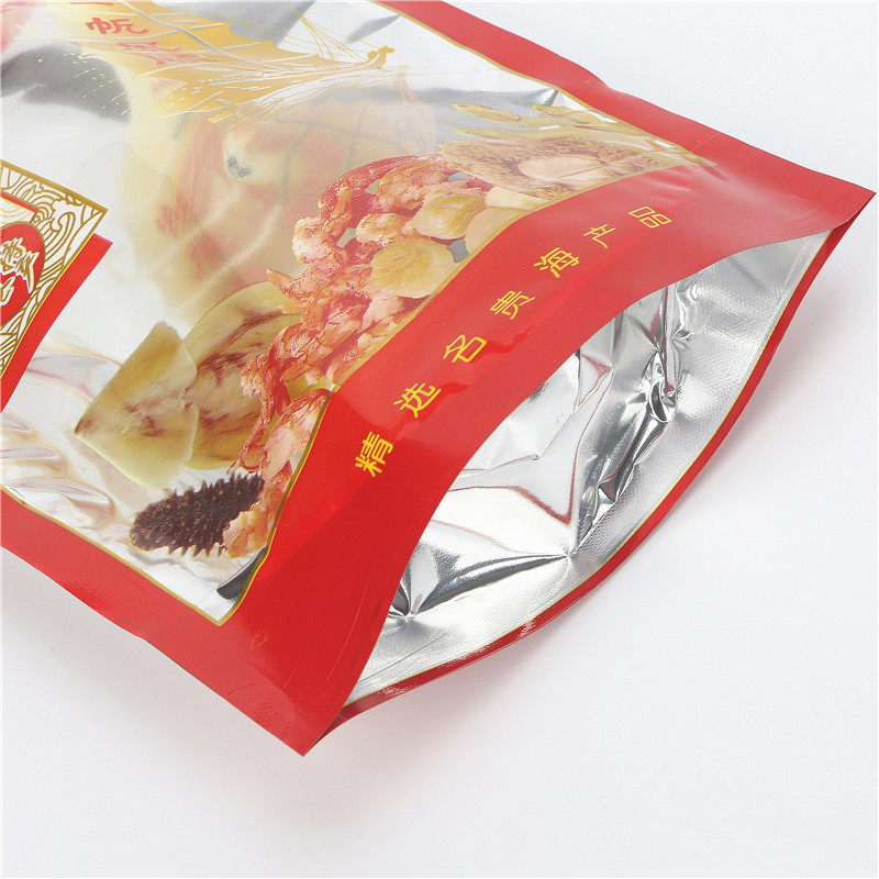 现货海味海鲜塑料自封袋海产品干货食品包装袋海虾干自封食品袋