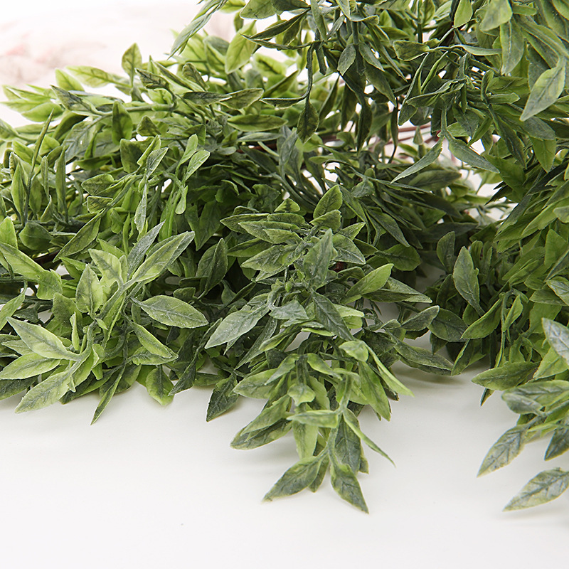 仿真植物辣椒草 婚庆路引植物墙配材塑料盆栽插花假花批发