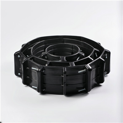 长输管道绝缘支架 黑色pe防腐管道绝缘支撑架