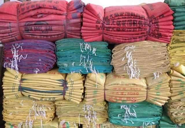 旧编织袋鸡鸭猪二手饲料袋豆粕蛇皮编粮食煤炭打包袋子50kg批发