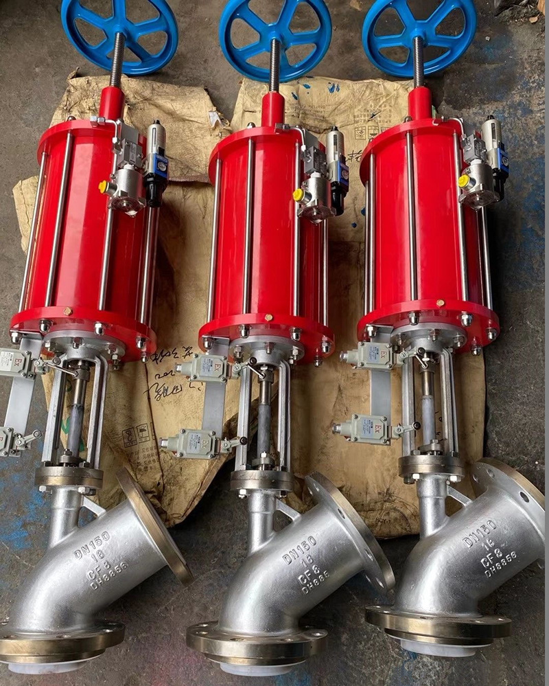 不锈钢碳钢衬氟耐腐蚀反应釜底罐底上展式下展式手动气动放料阀