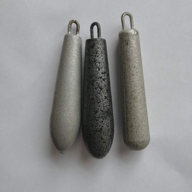 棒槌形铸铁钓鱼坠 厂家推荐 生铁钓鱼坠 棱形钓鱼坠 质优价廉