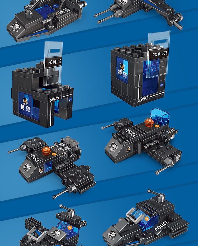 世标兼容乐高积木玩具男孩子儿童小颗粒拼装消防车汽车积木玩具