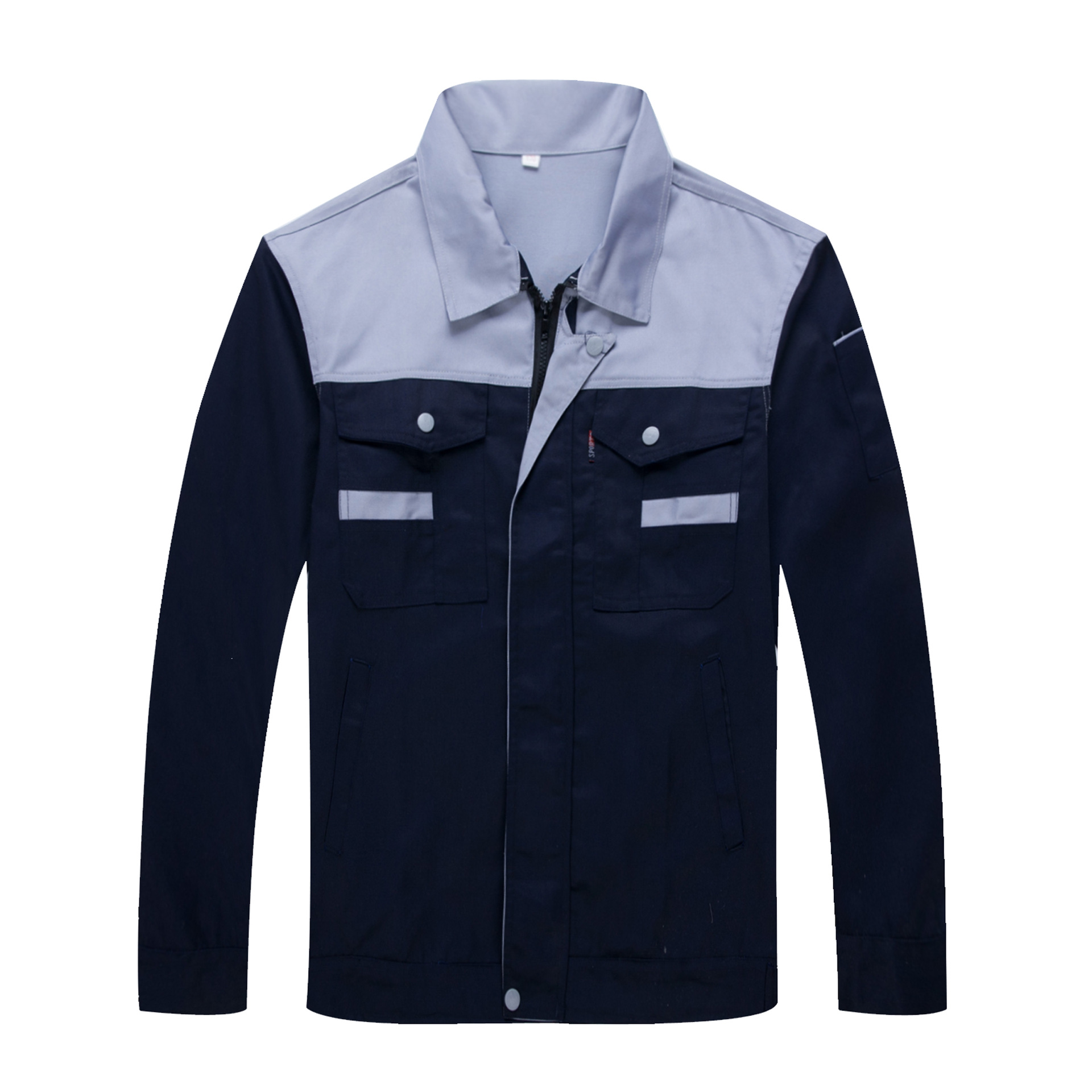 春秋长袖工作服套装男女汽修工服车间工人厂服工装劳保服上衣定制