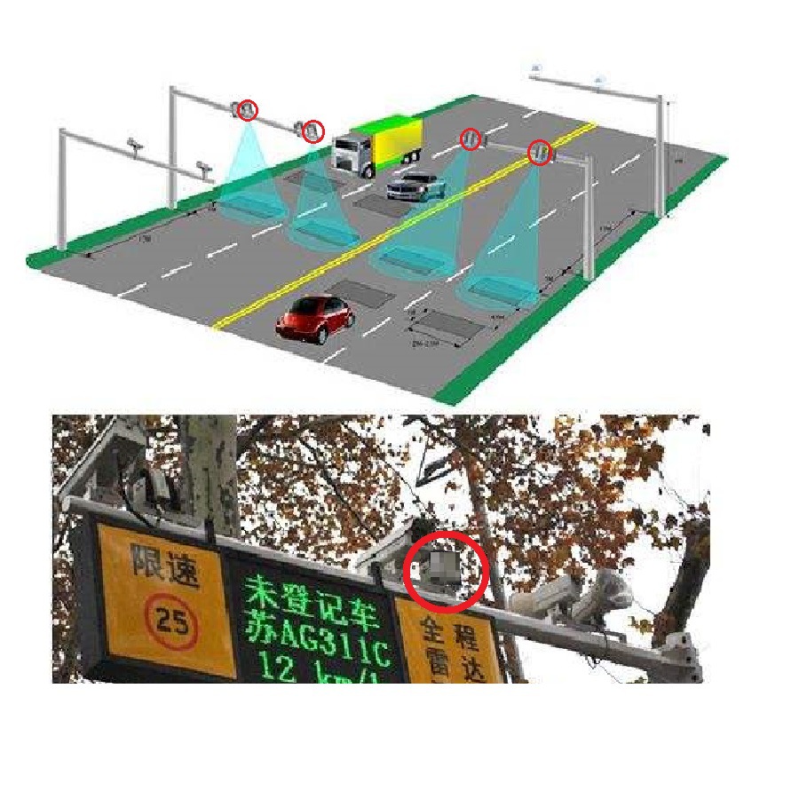城市道路中距雷达监控车流量continental ars408毫米波雷达测距
