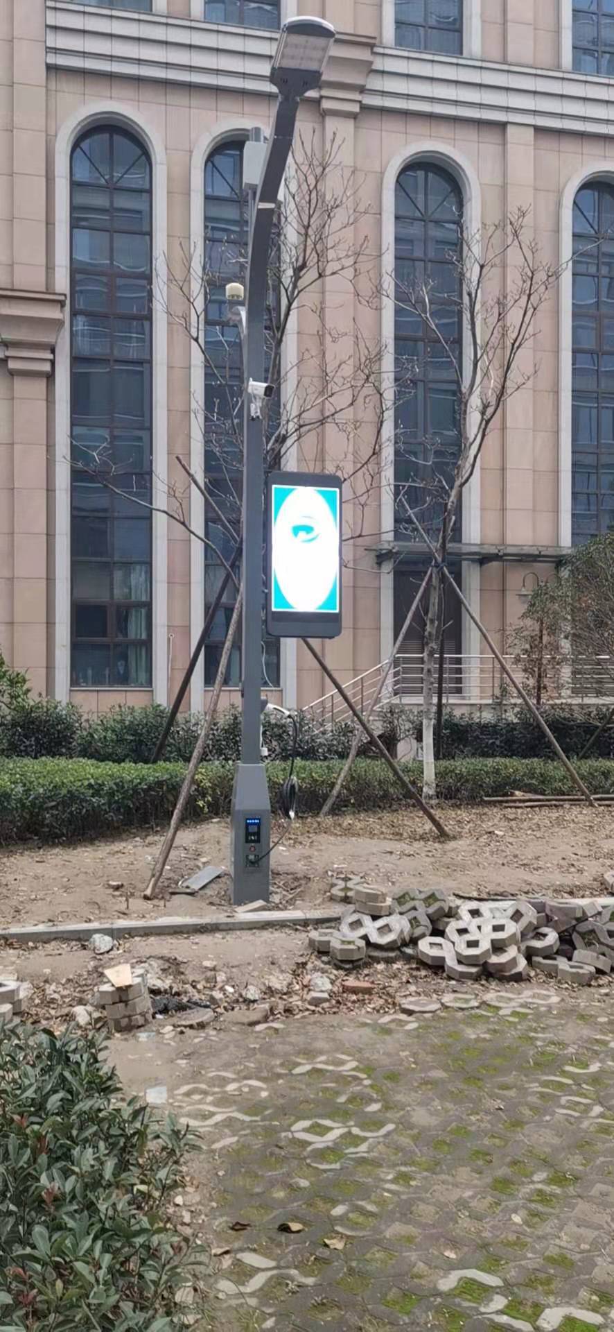 5灯杆屏户外全彩高led广告显示屏 城市公路防水广告屏