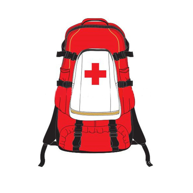 高密度提格牛津红十字会双肩便携背包一件代发