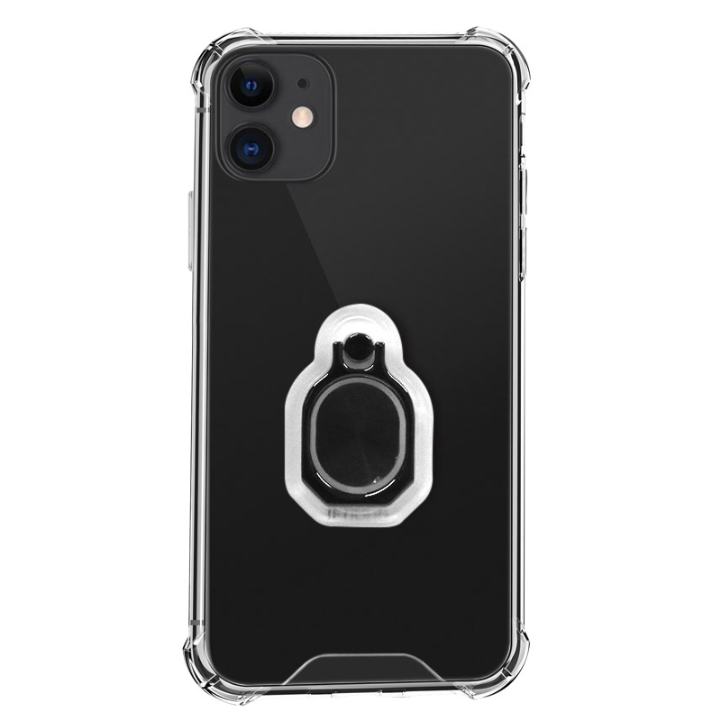 iphone12手机壳新款适用苹果12mini防摔亚克力车载磁吸指环手机套