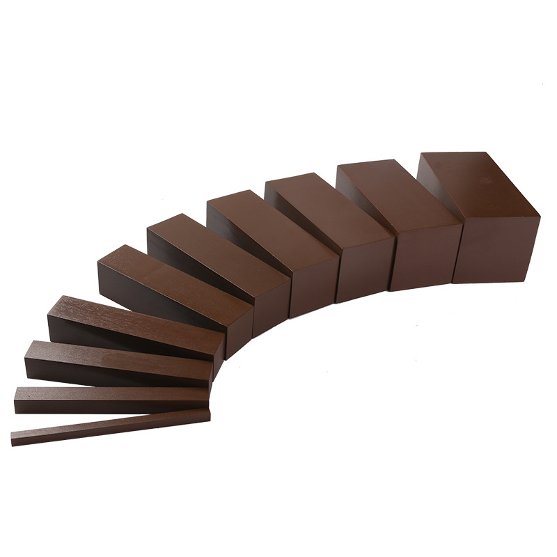 蒙台蒙特梭利教具棕色梯 蒙氏感官启蒙儿童专业版早教教具 幼儿园