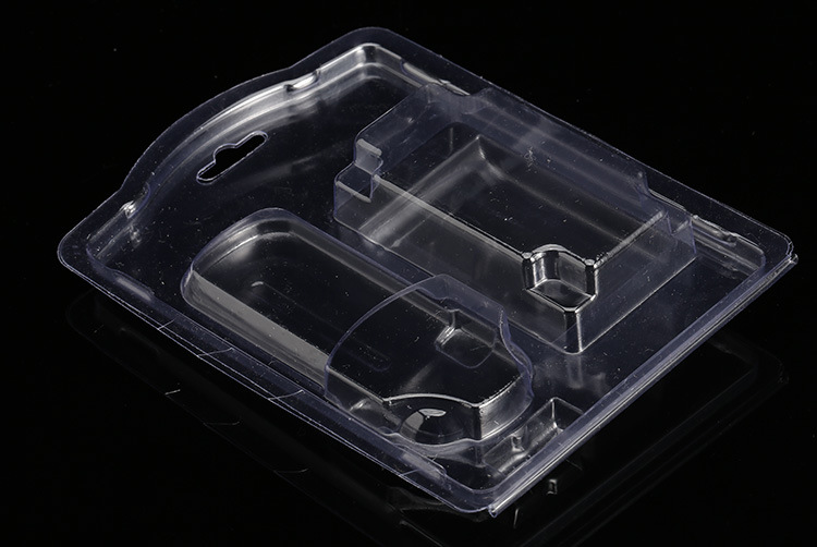 车载充电器吸塑包装盒 定制透明pvc电子产品吸塑托盘带盖塑料包装