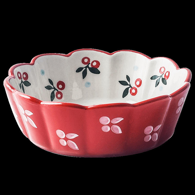 厂家直销好看漂亮吃饭的碗家用沙拉碗个性创意陶瓷碗日式面碗大碗