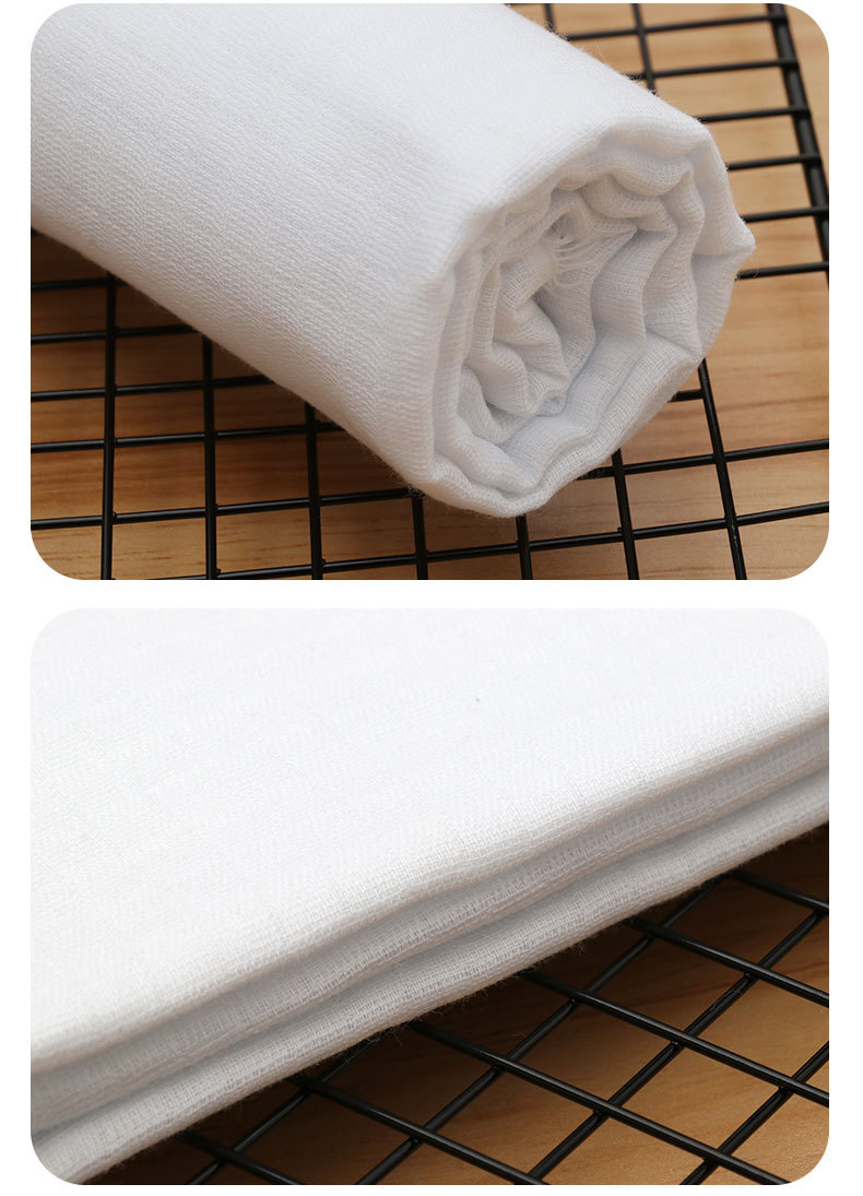 竹纤维纱布 70竹30棉针织布婴儿连体衣竹纤维面料竹纤维白纱布