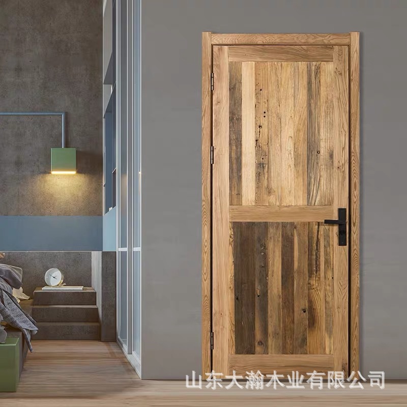 仿古实木房间门民宿民俗门室内门中式茶楼门单开门复古包厢门卧室