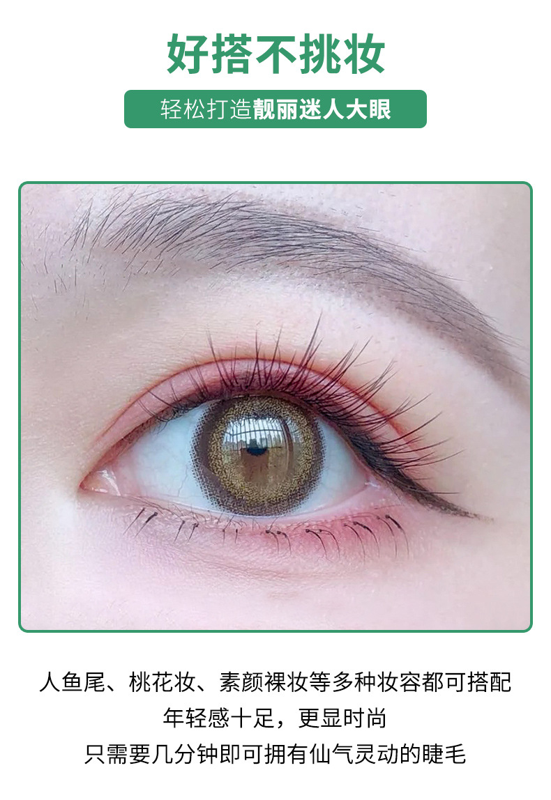 07鱼尾睫毛单株种植嫁接睫毛