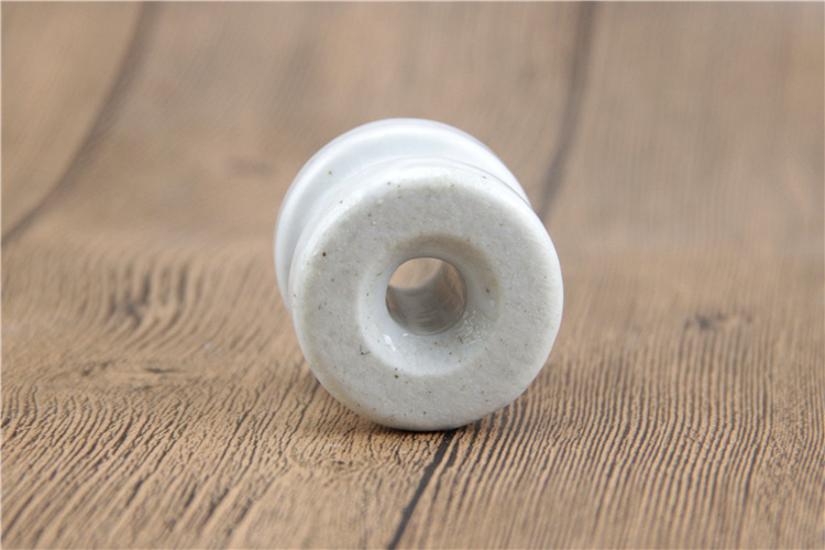 老式低压陶瓷绝缘子小瓷珠街码小瓷胡绕线端子线轴