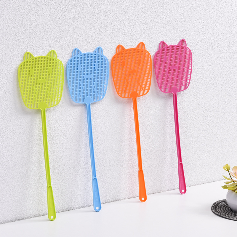 904彩色塑料苍蝇拍 夏季日用品 卡通苍蝇拍 义乌厂家直销批发