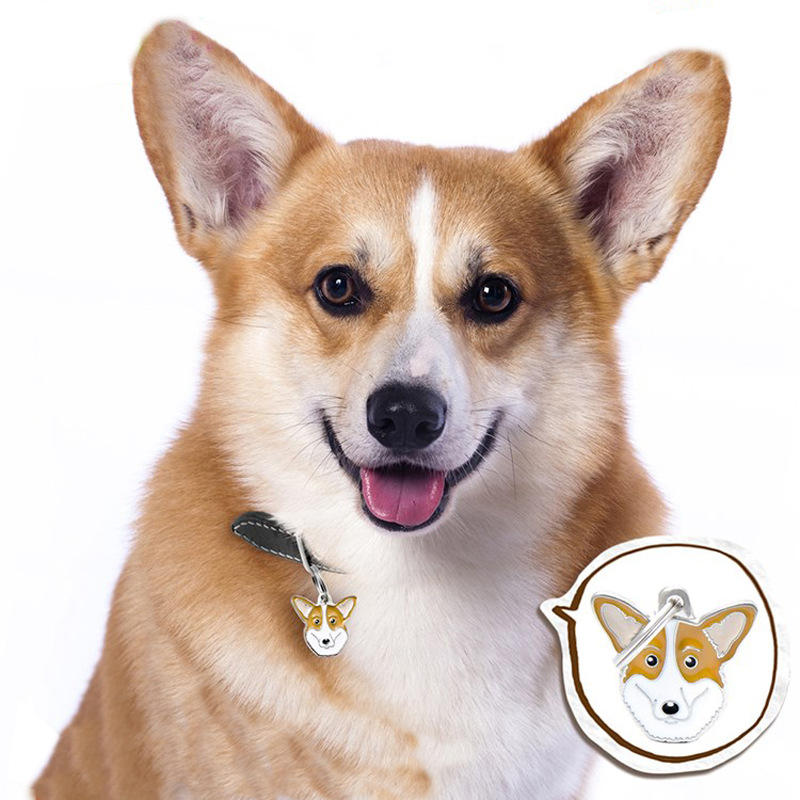 热销创意狗狗挂件配饰新款卡通狗狗项链腰挂钥匙圈吊坠厂家定制