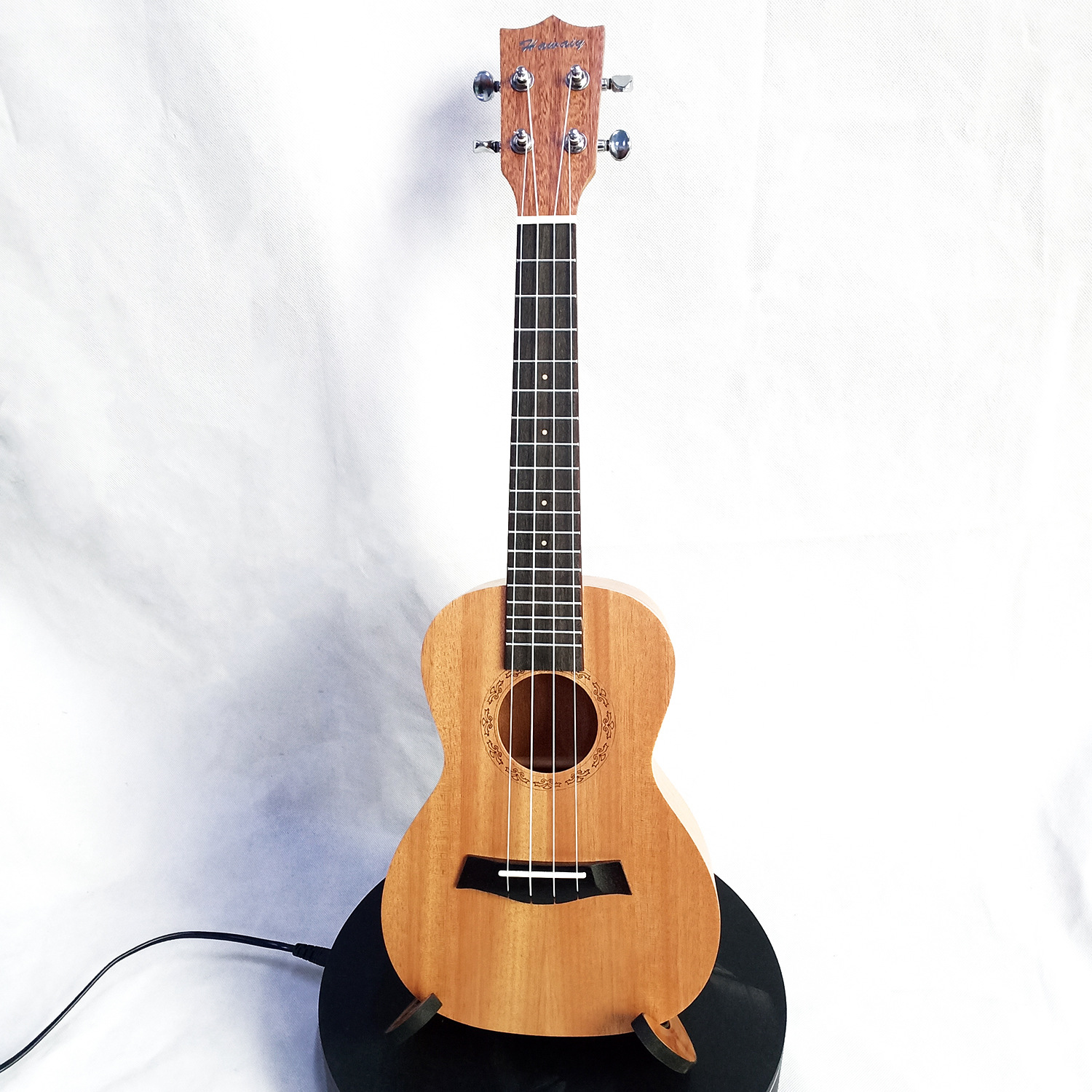 23寸uklele全桃花芯尤克里里木质小四弦入门小吉他无标贴牌