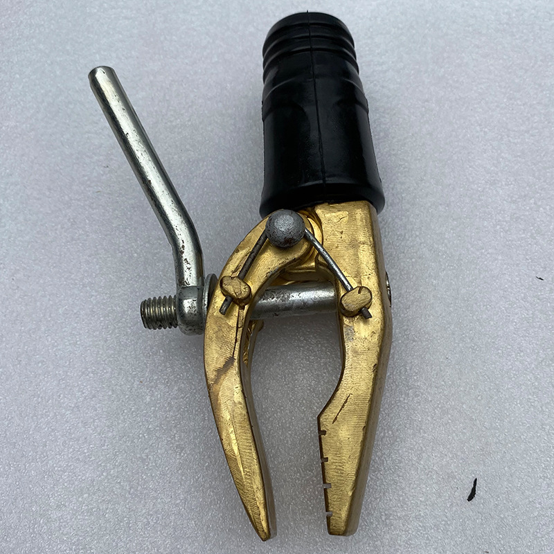 厂家供应dj-600焊机地线夹 全铜接地夹 地钳夹子批