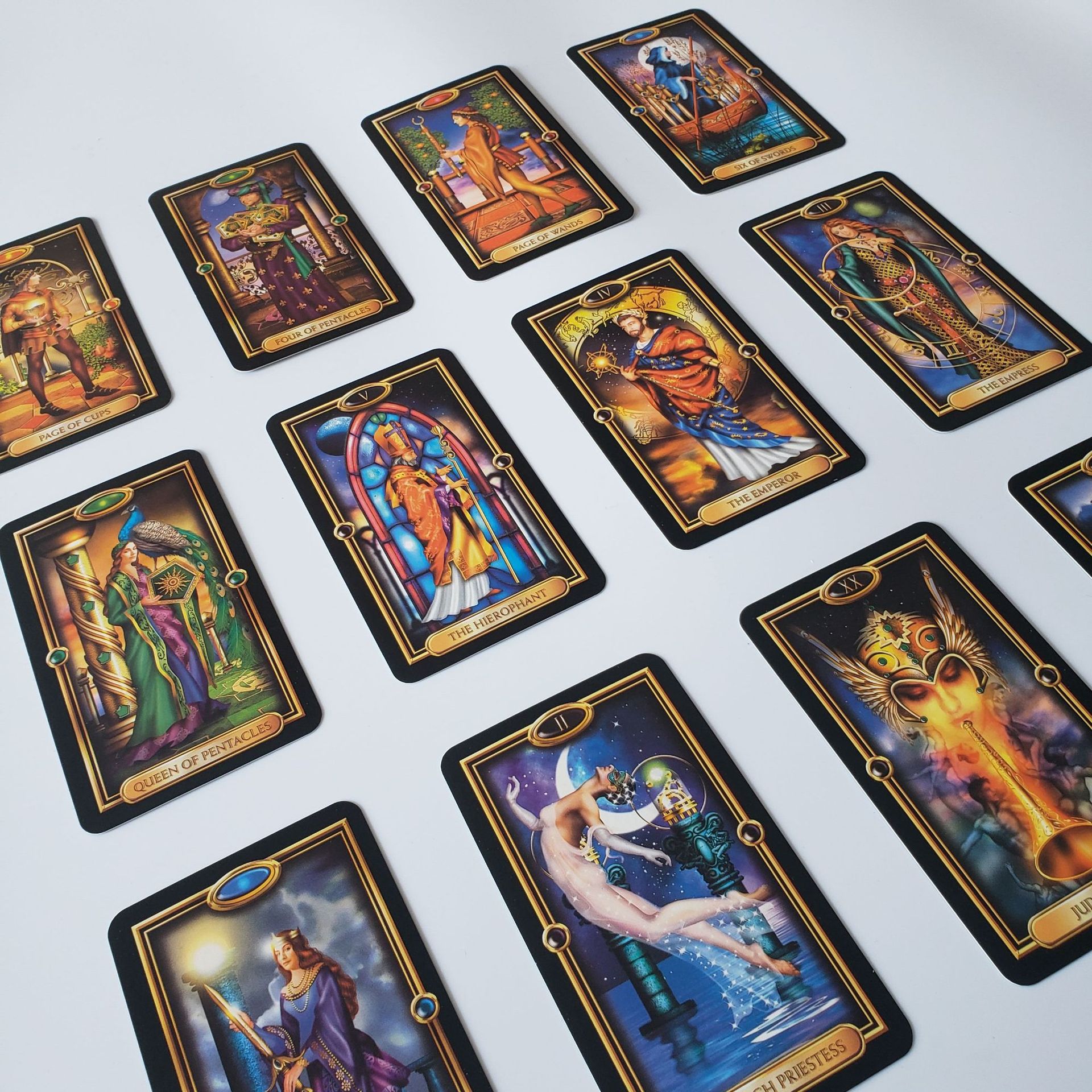 2020爆款英文塔罗 english tarot deck 命运占卜塔罗神谕卡