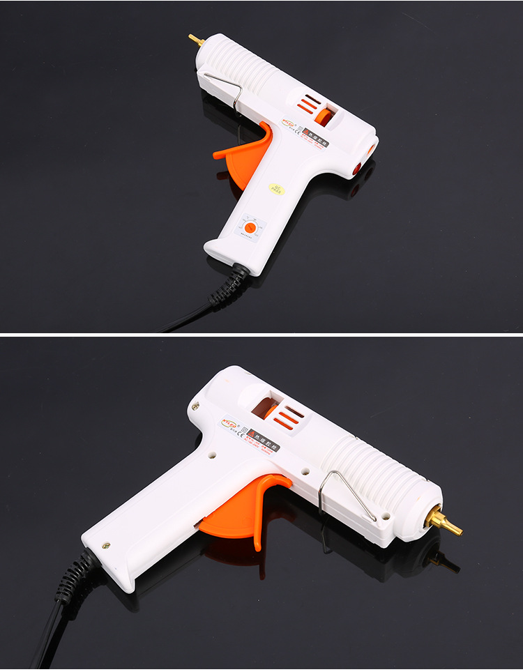工业调温恒温热溶胶热胶枪恒温热熔胶枪120w大功率自动热熔胶枪